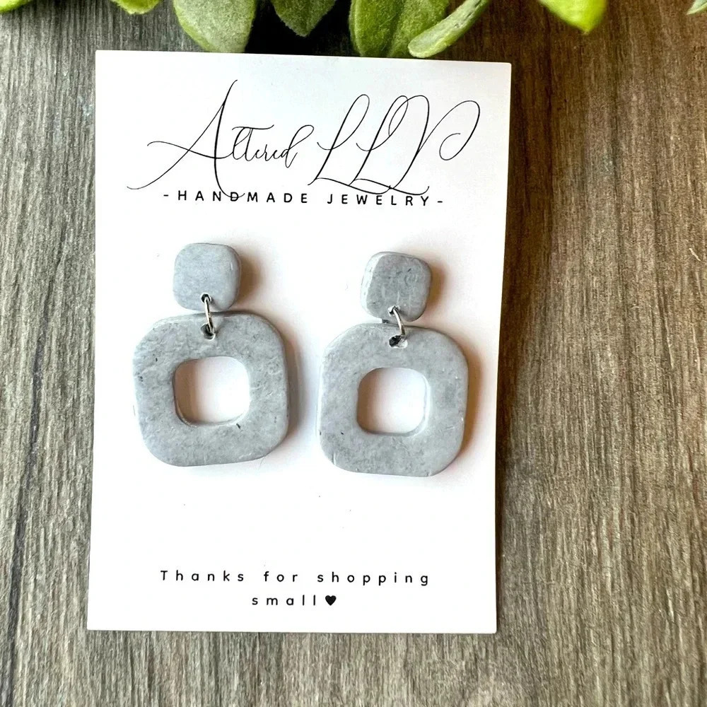 2/$30 Handmade- Gray Stone